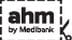ahm by Medbank logo on white background